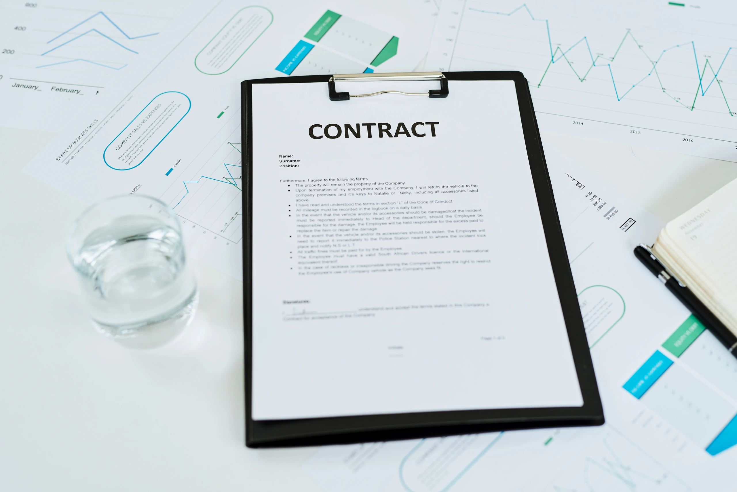 Business valuation documents ready for review
